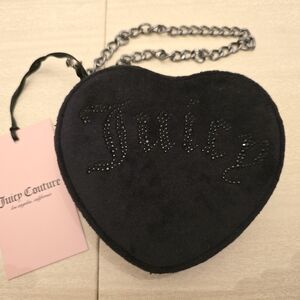 Juicy Couture Black Heart Crossbody Bag